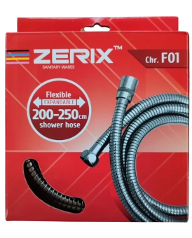 Шланг растяжной Zerix Chr.F01 (200 см) (ZX2621)