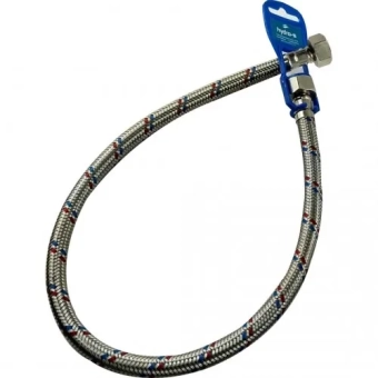 Гибкий шланг из нержавеющей стали, для воды, FF 1/2"x1/2" 200 мм