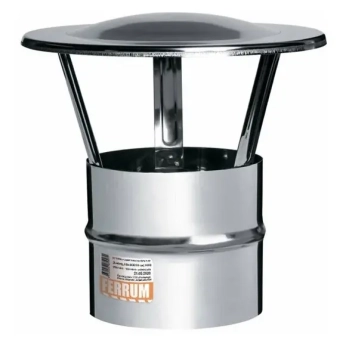 Зонт-К для дымохода Ferrum D115 (0,5мм)