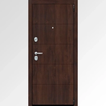 Входная металлическая дверь Elporta Porta S-3, 88*205см, R-правая, 4/П22 Almon 28/ Bianco Veralinga WW/Lunnii Cameni