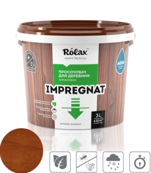 Пропитка для дерева, цвет: Тик, IMPREGNAT ROLAX 1L