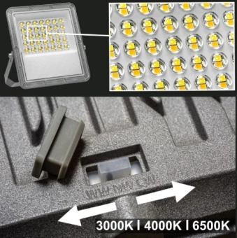Светодиодный прожектор PL-FLP-30-3CCT 30W CCT 3000K/4000K/6500K