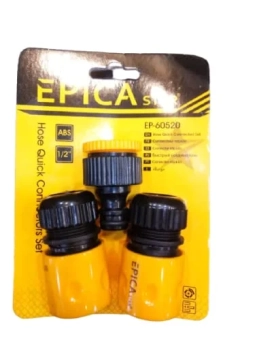 Набор фитингов быстрого соединения труба/шланг, EPICA, 3 шт