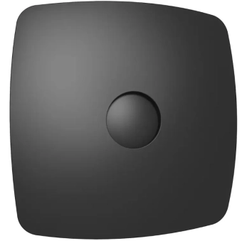 Дизайнерский вытяжной вентилятор с обратным клапаном VentEurope FINE 100 BD Matt Black