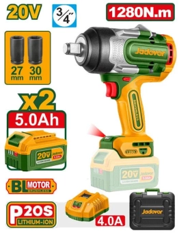 Аккумуляторный ударный гайковерт 1280Nm 20V  JDCD1B1285  Jadever