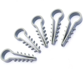 Дюбель зажим для круглых кабелей - Ø14mm, тип "Ёлочка", Wave, (100шт)