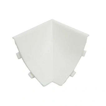 Угол внутренний для плинтуса столешницы Ideal 001 - белый