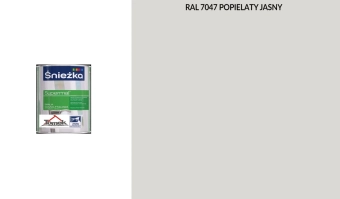 Mасляно-фталевая эмаль SNIEZKA Supermal 0,8 л, св. пепельная