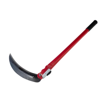 Ручная складная коса с металлической ручкой #888 19*50 cm