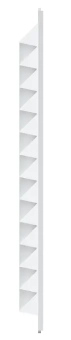 Вытяжная вентиляционная решетка с сеткой 11x22 White