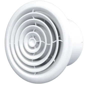Осевой вытяжной потолочный вентилятор VentEurope CIRCLE 125 D125 White