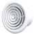 Осевой вытяжной потолочный вентилятор VentEurope CIRCLE 125 D125 White