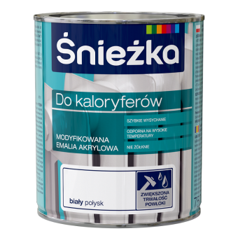 Эмаль SNIEZKA для радиаторов, 0,75л, акриловая