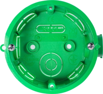 Коробка установочная  68*45 мм  зеленая