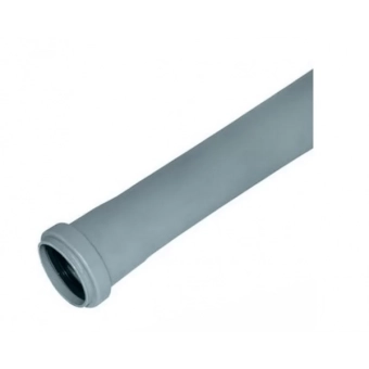 Труба ПВХ канализационная SN2 TURPLAST-BIS. Серая. 50 x 1.8 x 1000 мм