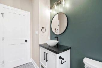 Смеситель для умывальника (высокий) NERI TREND BLACK, Invena, Польша