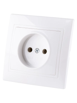 Розетка 2P 10A белая LUNA 1000kW