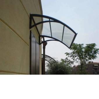 Козырек PALERMO 120×100 см, прозрачный DH1000