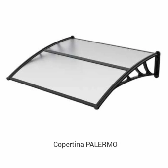 Козырек PALERMO 120×100 см, прозрачный DH1000