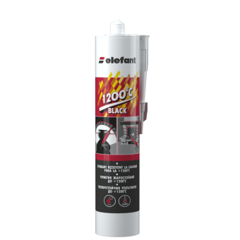 Силикон термостойкий Elefant 1200C Black 300ml