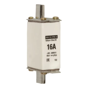 Предохранитель 16А габарит 00 ППН-33