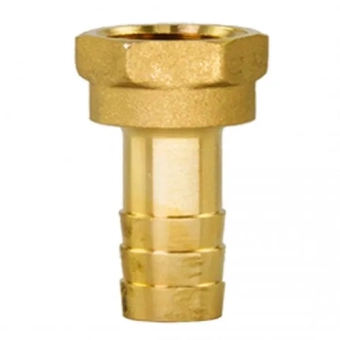 Латунный переходник с держателем шланга F - 1/2"x13