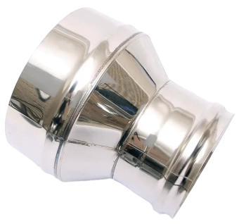 Переходник МП для дымохода Ferrum D100М-115П (0,5мм)