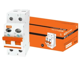 TDM Выключатель нагрузки (мини-рубильник) BH-32 2P 50A