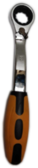 Накидной ключ с трещоткой, переключатель вращения, пластиковая рукоять, 14мм, EP-20427, Epica Star