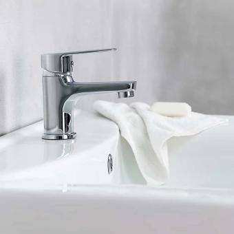 Смеситель для умывальника MAT|ECO Серия LAIM однорычажный, хром