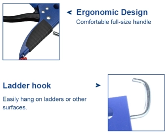 Пистолет для герметиков 22см S06012525, SALI