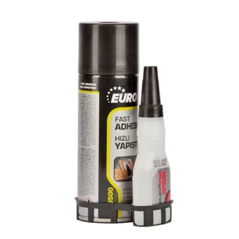 Экспресс-клей двухкомпонентный, 200мл активатор / 50г гель Eurofix