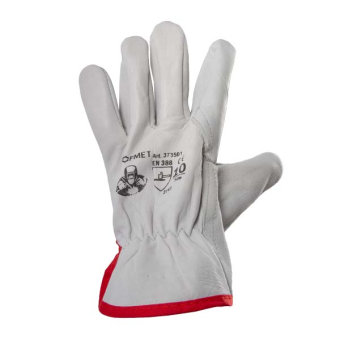 Перчатки для аргонной сварки кожаные белые 10" (L) Profmet