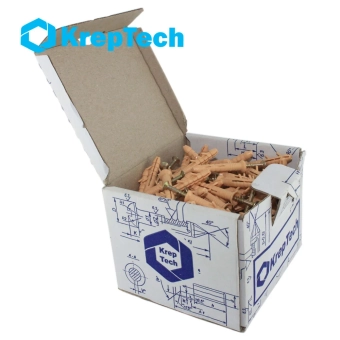 Дюбель (полипропилен) с ударным шурупом (SMT-P) Ø6 L=40мм, потай, КрепТех