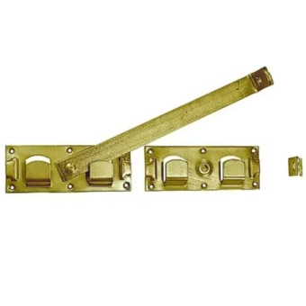 Задвижка воротная DOMAX  400*70*180мм желтый WBR440