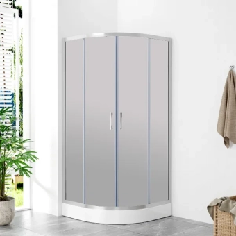 Душевая кабина BE1001 Chrom Matt 90x90cm H195 shower cab Китай