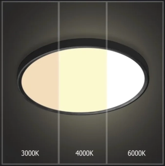 Плафон потолочный LED 32W 3CCT PL-CL32X3CCT-BL 230V IP20 черный 400x25 Ultra Slim PANLIGHT