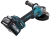 Углошлифовальная машина на аккумуляторе 125mm, 2 аккумулятора XGT 40V, 4Ah, MAKITA Углошлифовальная машина на аккумуляторе 125mm, 2 аккумулятора XGT 40V, 4Ah, MAKITA