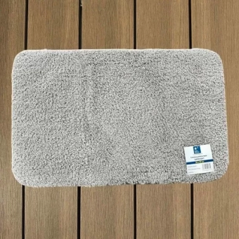 коврик для ванной, 50х80 см, серый. SUPER SOFT