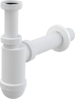 Сифон для умывальника DN40 c накидной гайкой 5/4", A43, Alcaplast