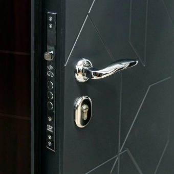 Дверь входная металлическая Aplot Classic Econom, 860*2040мм, R, E226-3D Antratit DM202-S3P, E226 Antratit