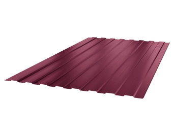 Профнастил LID (H=1.5m) вишнево-красный 3005 / LS-8