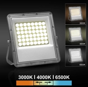 Светодиодный прожектор PL-FLP-50-3CCT 50W CCT 3000K/4000K/6500K