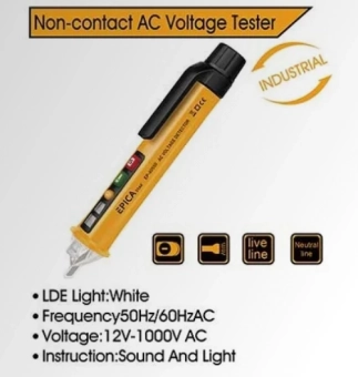 Бесконтактный индикатор напряжения 12V-1000V, со световым и звуковым оповещением, EP-60550, Epica Star