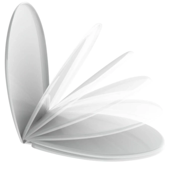 Сиденье для унитаза NIKIPLAST-M Magnolia белое, пластиковое, микролифт