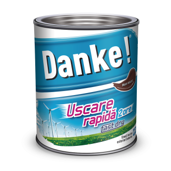 Эмаль Алкидная DANKE EXTERIOR 0,75 л, Цвет: красно-коричневый