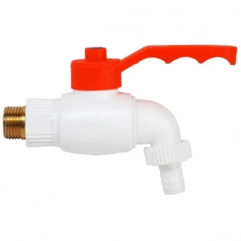 Пластиковый сервисный кран HYDRO-S, держатель шланга M x 1/2"