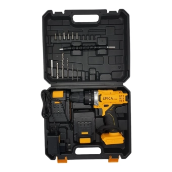 Шуруповерт с двумя аккумуляторами 25V, ударный, EP-10196, Epica Star