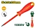 Отвертка изолированная для электротехнических работ 1000V Плоская (-) SL4.0; 100мм; Jadever