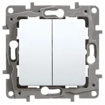 Выключатель 2P 10A белый NILOE Legrand